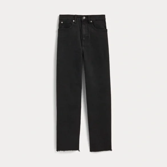 Everlane Women's The Way-High Jean Size 28 Long High-Rise Straight Leg Black - Picture 2 of 15